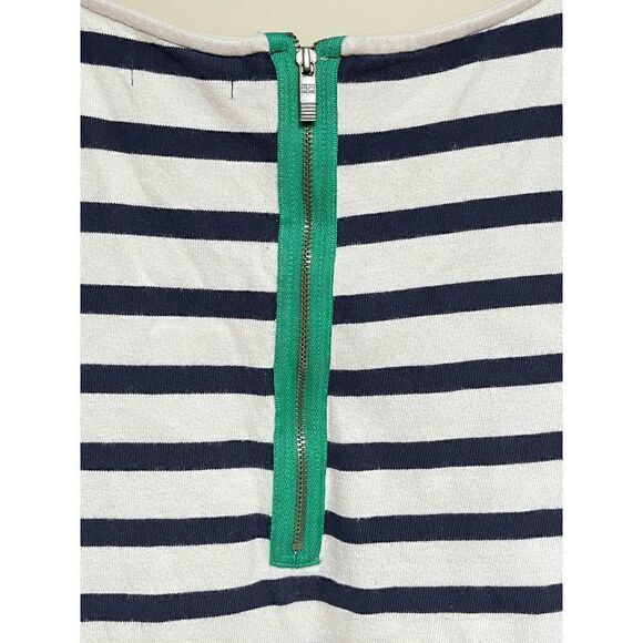 Tommy Hilfiger Womens 3/4 Sleeve Breton Dress Blue Ivory Striped Sz Small - Picture 6 of 6